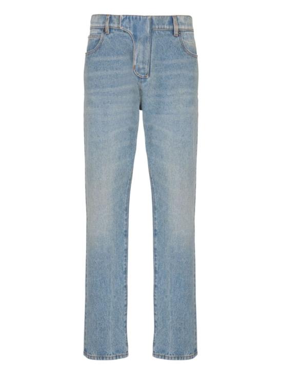 25FW 발망 데님 팬츠 FH1MI083DF81 6AW Blue