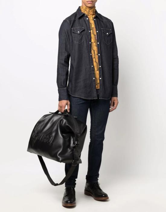  디스퀘어드2 데님 자켓 Dsquared2 헴프 웨스턴 데님 셔츠 블루