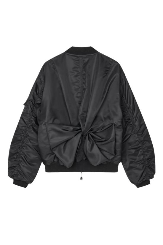 26FW 세실리아 반센 봄버 자켓 26OTW21006BLACK - CECILIE BAHNSEN