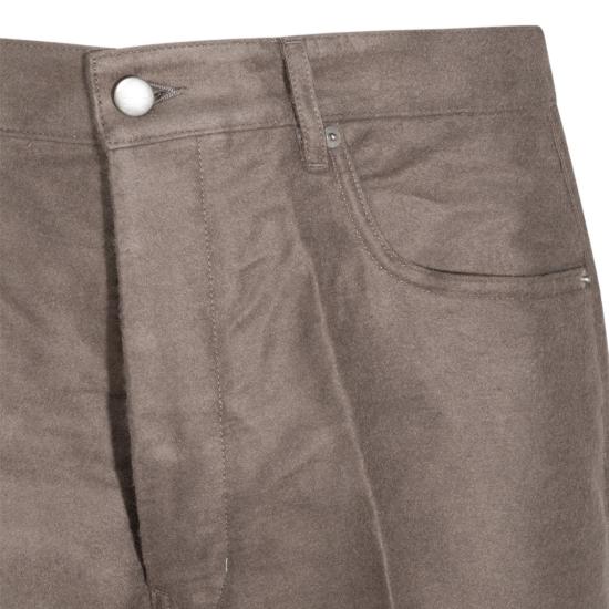 26FW 릭 오웬스 스트레이트 팬츠 RU02F4333MOR34 Brown - RICK OWENS