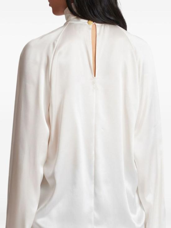 26SS 발망 블라우스 GF1IL150SE95 0FA White - BALMAIN