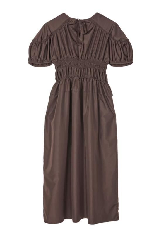 26FW 세실리아 반센 미디 원피스 26RTW10024BROWN - CECILIE BAHNSEN