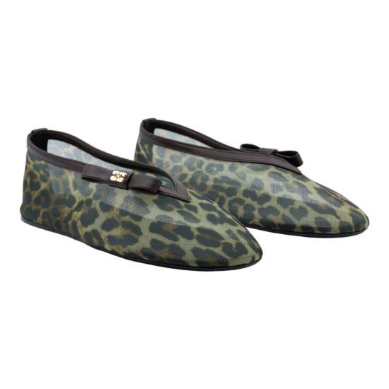 26FW 가니 플랫 슈즈 D1020011859 Green - GANNI