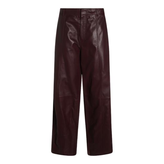 26FW 알베르타 페레티 가죽 팬츠 262UA370766900106 Burgundy