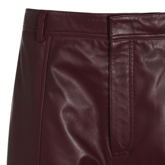 26FW 알베르타 페레티 가죽 팬츠 262UA370766900106 Burgundy - ALBERTA FERRETTI