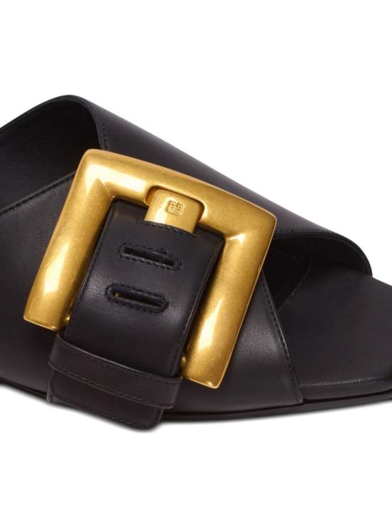 26SS 발망 뮬/슬리퍼 GN1UP141LVIT 0PA Black - BALMAIN