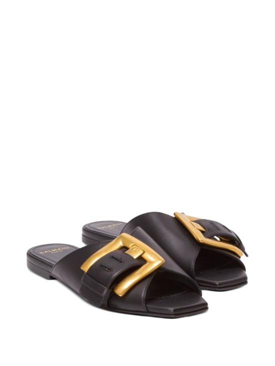 26SS 발망 뮬/슬리퍼 GN1UP141LVIT 0PA Black - BALMAIN