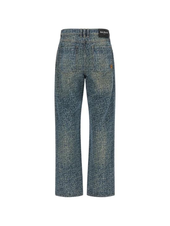 26SS 발망 데님 팬츠 GH1ML135DG12 6AW Grey - BALMAIN