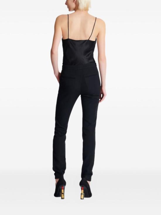 25FW 발망 수트 팬츠 FF1PM045ME54 EAP Black - BALMAIN