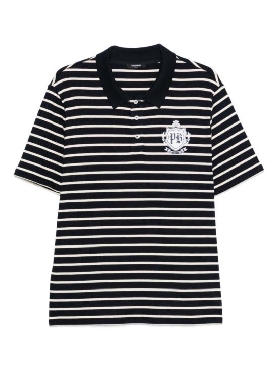 25FW 발망 폴로 티셔츠 FH0GC026GF30 SFF Black