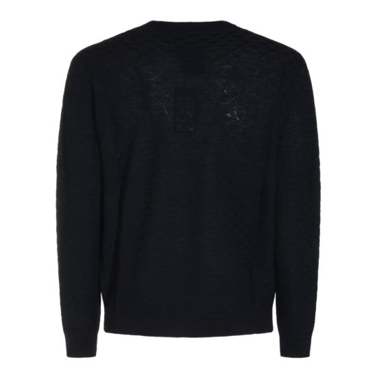 26FW 조르지오 아르마니 스웨터 GM003873AF28176U8139 Black - GIORGIO ARMANI
