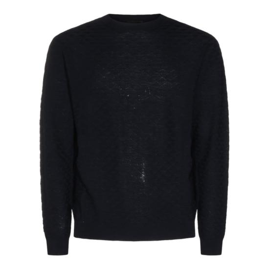 26FW 조르지오 아르마니 스웨터 GM003873AF28176U8139 Black