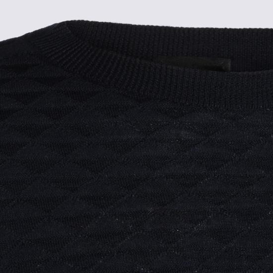 26FW 조르지오 아르마니 스웨터 GM003873AF28176U8139 Black - GIORGIO ARMANI