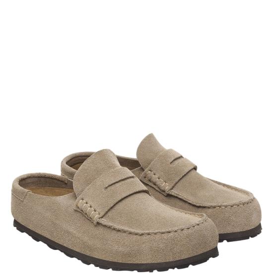 26FW 버켄스탁 네이플스 랩드 스웨이드 레더 1029710TAUPE Brown - BIRKENSTOCK