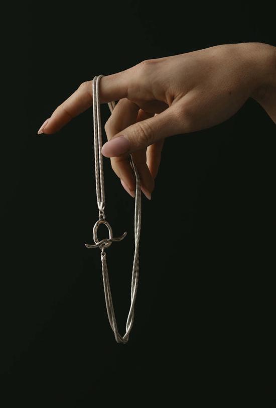  마슬로 주얼리 목걸이/팬던트 피아레 목걸이 실버 - MASLO JEWELRY