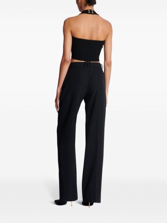  발망 수트 팬츠 EF0PO160WC09 OPA Black - BALMAIN