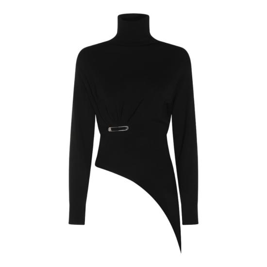26FW 랑방 터틀넥 RWPO0004K065H2510 Black