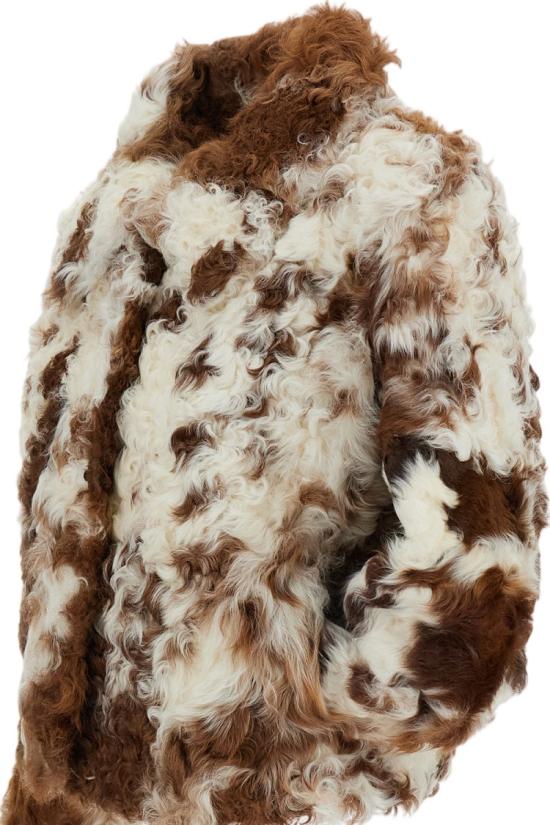 26FW Martha Louis 무스탕 CLAUDIACOWPRINT Brown - OTHER BRANDS