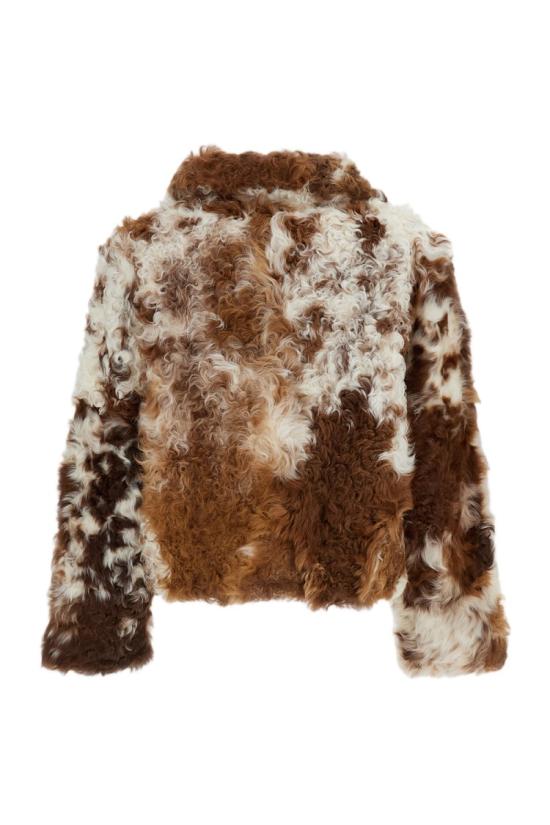 26FW Martha Louis 무스탕 CLAUDIACOWPRINT Brown - OTHER BRANDS
