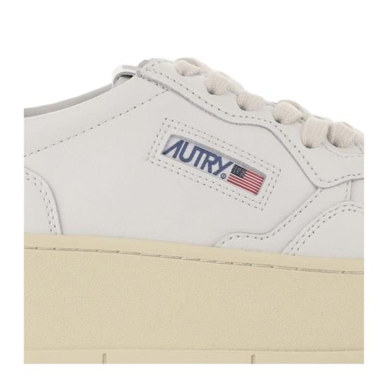 26FW 오트리 메달리스트 플랫폼 스니커즈 PTLWLL15LEATWHT White - AUTRY