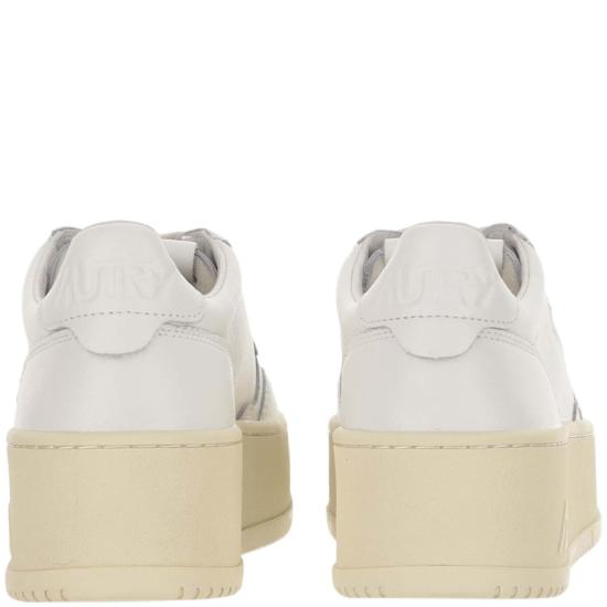 26FW 오트리 메달리스트 플랫폼 스니커즈 PTLWLL15LEATWHT White - AUTRY