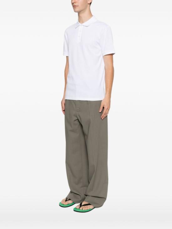 26SS 발망 폴로 티셔츠 GH0GB085BD10 GDI White - BALMAIN