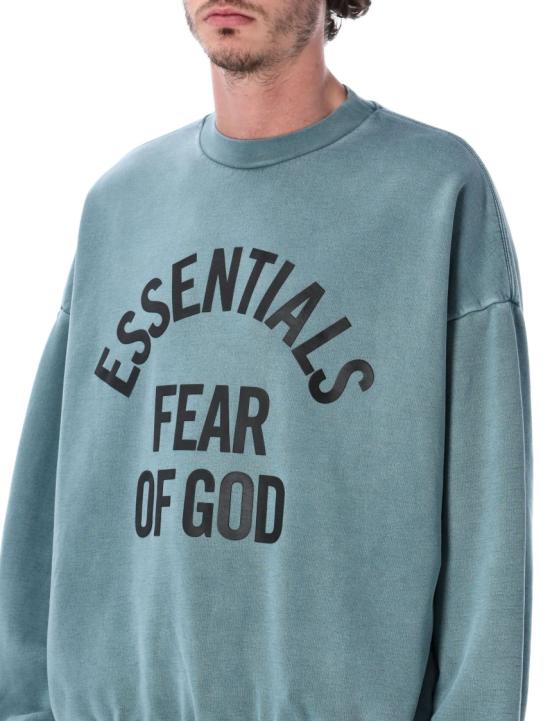 26SS 피어오브갓 긴팔 티셔츠 192SP266593FFC Blue - FEAR OF GOD