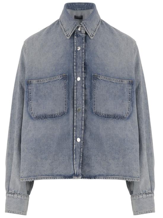 26FW 하이쿠레 데님 셔츠 HEW06104DF188L0943 Grey