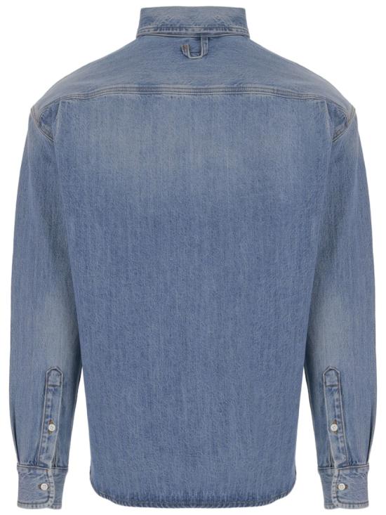 26FW 자크뮈스 시몽 드 님 데님 셔츠 셔츠 SHM00545AD0001733C Blue - JACQUEMUS