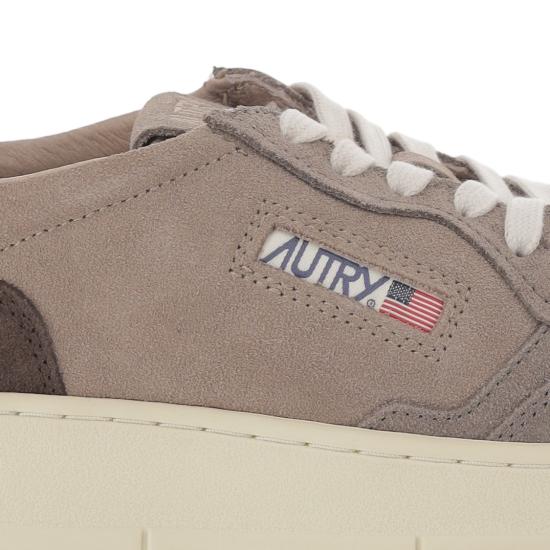 26FW 오트리 메달리스트 로우 스니커즈 AULMTS41TRICSUEDETAUPECOTTO Brown - AUTRY