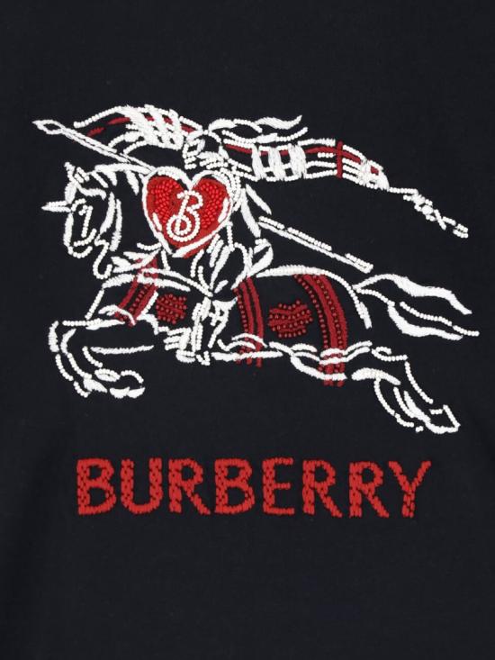 26FW 버버리 반팔 티셔츠 8127944A1189 Black - BURBERRY
