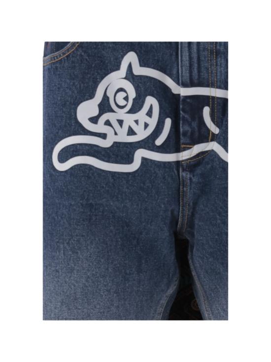 26FW 아이스크림 데님 팬츠 ICDP26267MID WASH BLUE Grey - ICECREAM