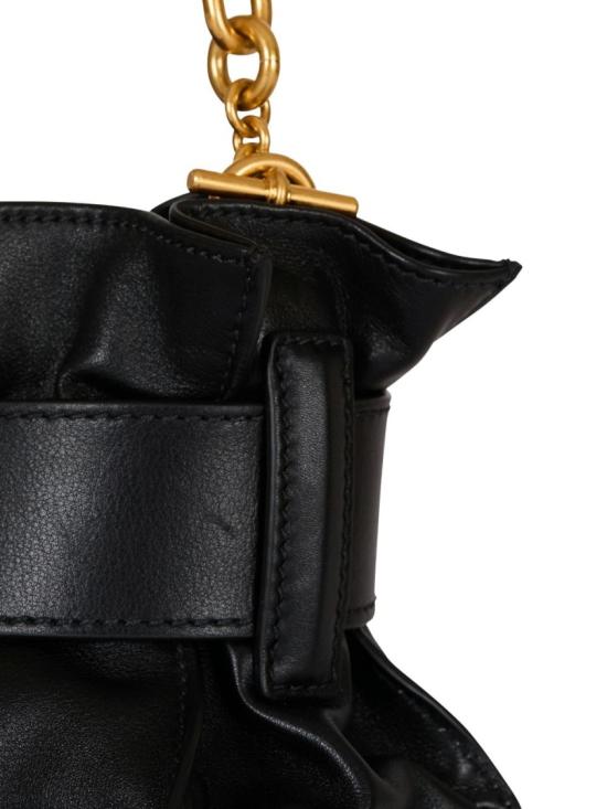26SS 발망 숄더백 GN1AE994LSAX 0PA Black - BALMAIN