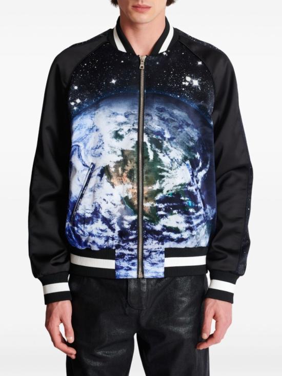  발망 봄버 자켓 EH0TFA00MH00 EAH Black - BALMAIN
