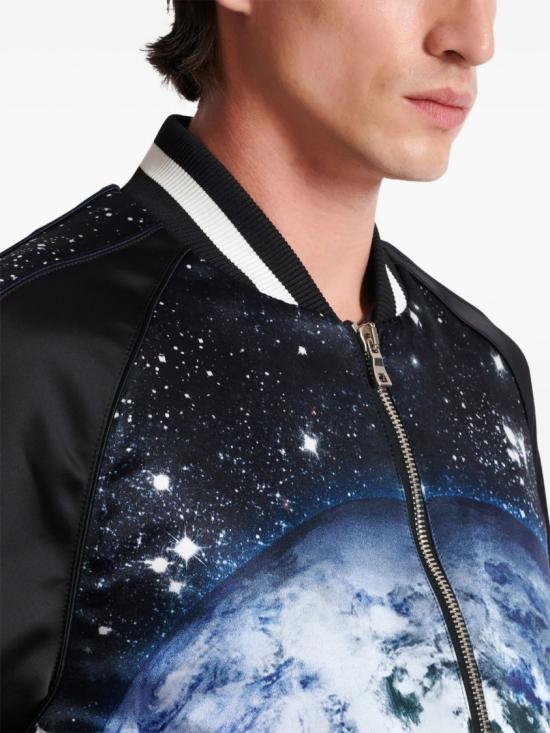  발망 봄버 자켓 EH0TFA00MH00 EAH Black - BALMAIN