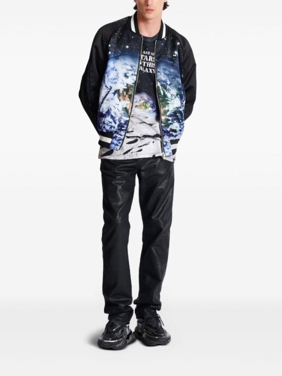  발망 봄버 자켓 EH0TFA00MH00 EAH Black - BALMAIN