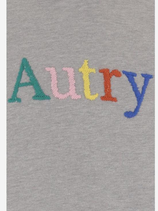 26FW 오트리 긴팔 티셔츠 SWPX120DMELANGE Grey - AUTRY