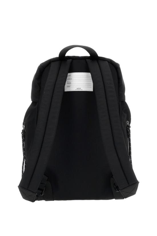26FW 아페쎄 로고 프린트 버클 플랩 백팩 PAAGEH62631LZZ Black - A.P.C.