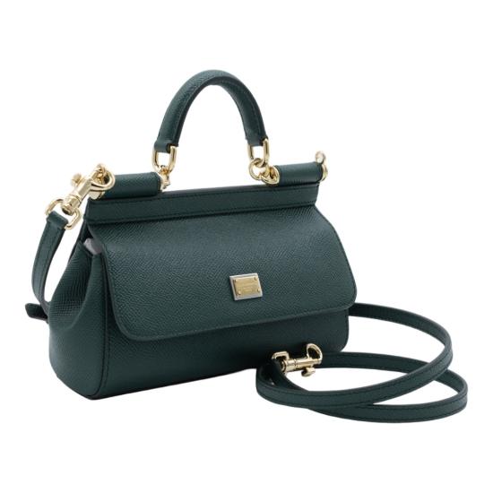  돌체앤가바나 SICILY 시실리 스몰 핸드백 BB7116B100187399 Green - DOLCE & GABBANA