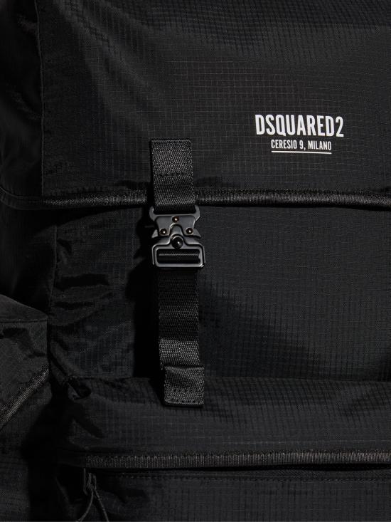  디스퀘어드2 백팩 Dsquared2 Ceresio 9 로고 립스톱 맥시 - DSQUARED2
