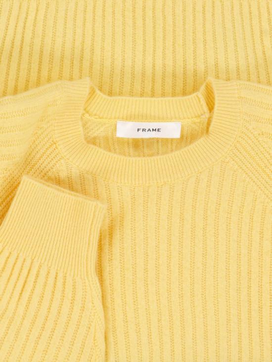 26FW 프레임 스웨터 WE26KSW024CANR Yellow - FRAME