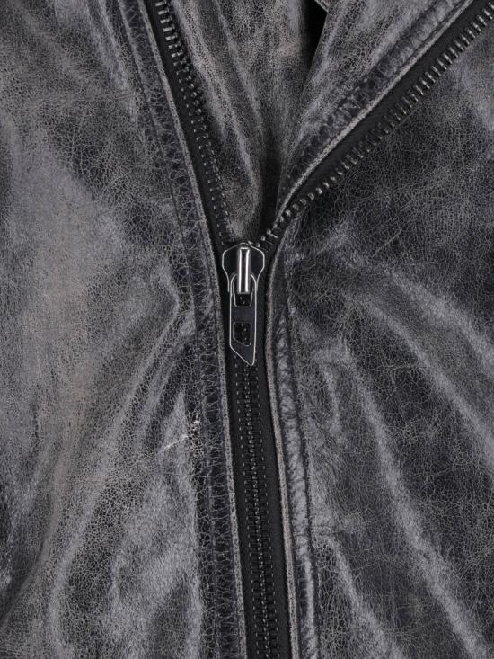 26FW 디젤 가죽 자켓 A22844 0CJCM9XX Black - DIESEL