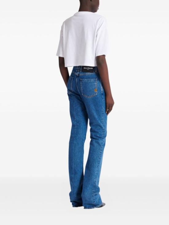 26SS 발망 데님 팬츠 GF1MI070DG08 6EX Blue - BALMAIN