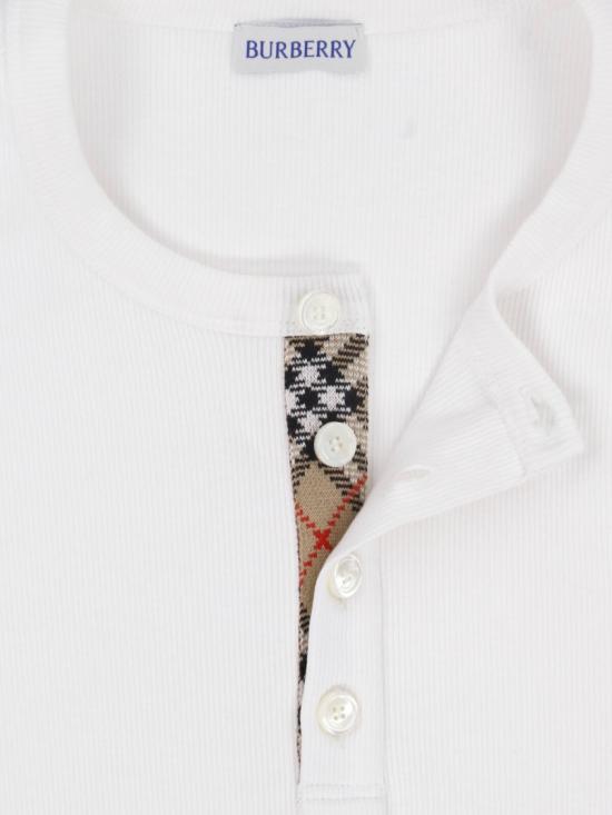 26FW 버버리 긴팔 티셔츠 8128299B7078 White - BURBERRY