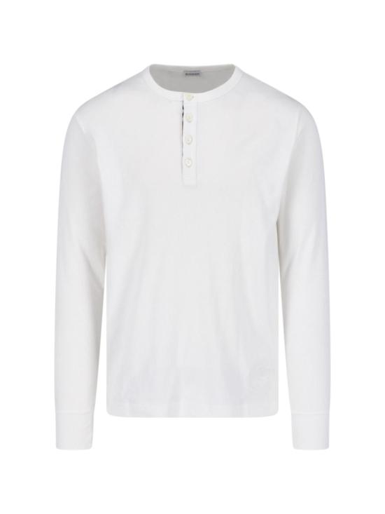 26FW 버버리 긴팔 티셔츠 8128299B7078 White