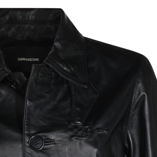 26FW 자딕앤볼테르 가죽 자켓 RWOW01288011 Black - ZADIG & VOLTAIRE