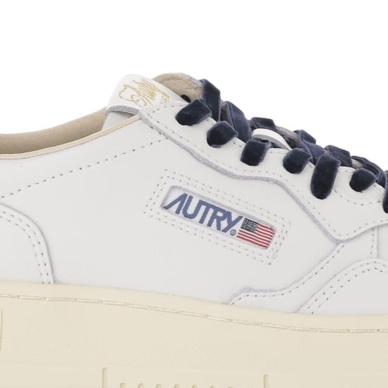 26FW 오트리 메달리스트 로우 레더 스니커즈 AULWVZ02LEAVELVLOGOWHTSPACE White - AUTRY