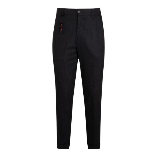 26FW 마르코 페스카롤로 스트레이트 팬츠 MANU54F4306 Black