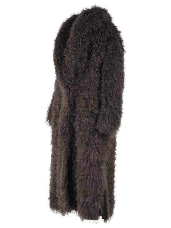 26FW 시모네타 코트 F06CO199MG3 220 Black - SIMONETTA