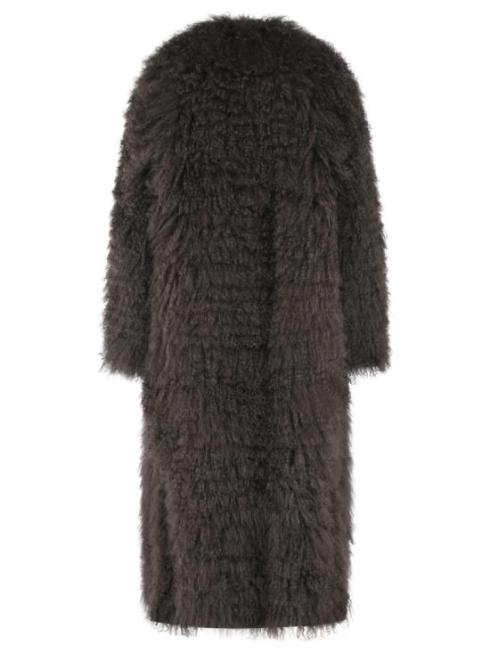 26FW 시모네타 코트 F06CO199MG3 220 Black - SIMONETTA